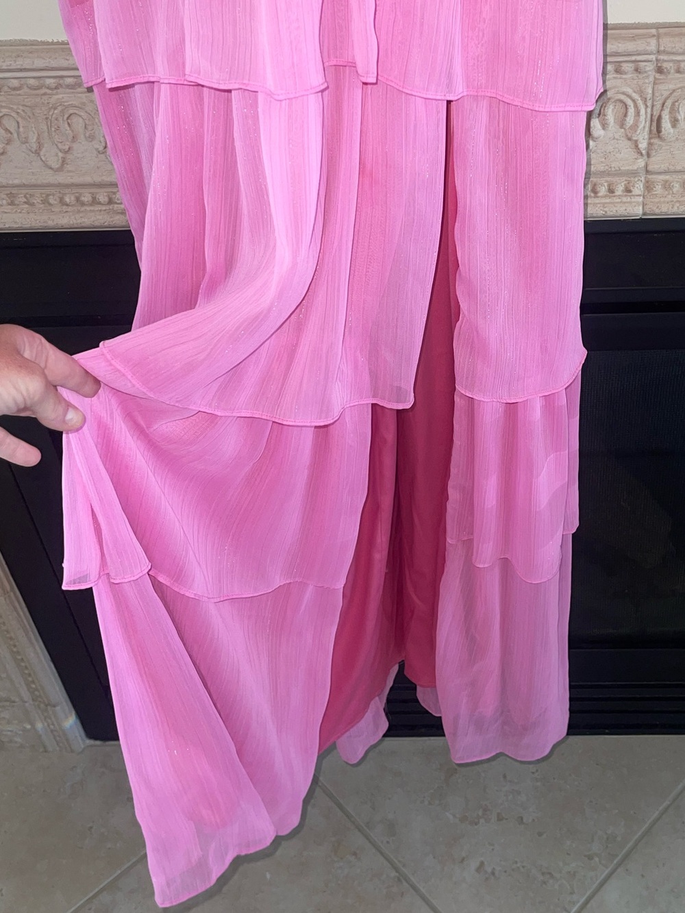 Likely ruffle tiered long formal “Athena” dress - Picture 5 of 12
